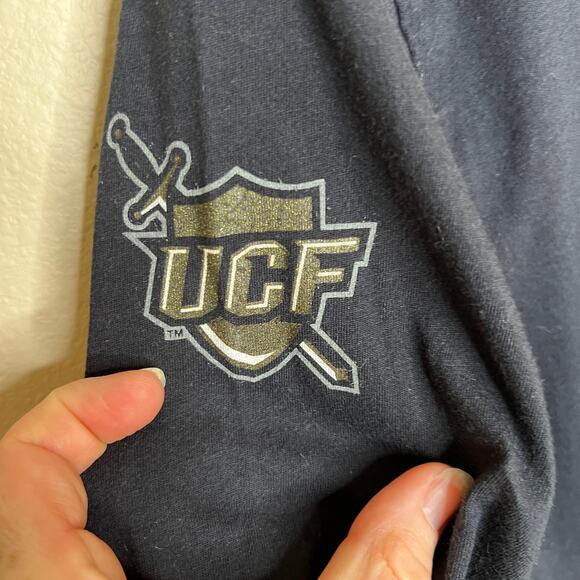 UCF Black Long Sleeve Knit Tee Large - Picture 5 of 9